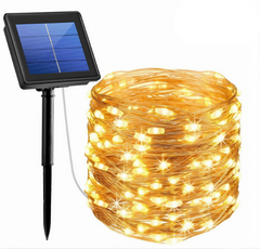 Instalatie Solara Craciun, 100 LED-uri, 12m, Interior/Exterior