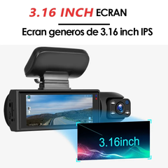 Camera Tripla VELO™ Auto 8MP 3 in 1 + camera spate inclusa, Full HD 1080p, asistenta parcare, 3 Camere – Fata, Spate, Interior